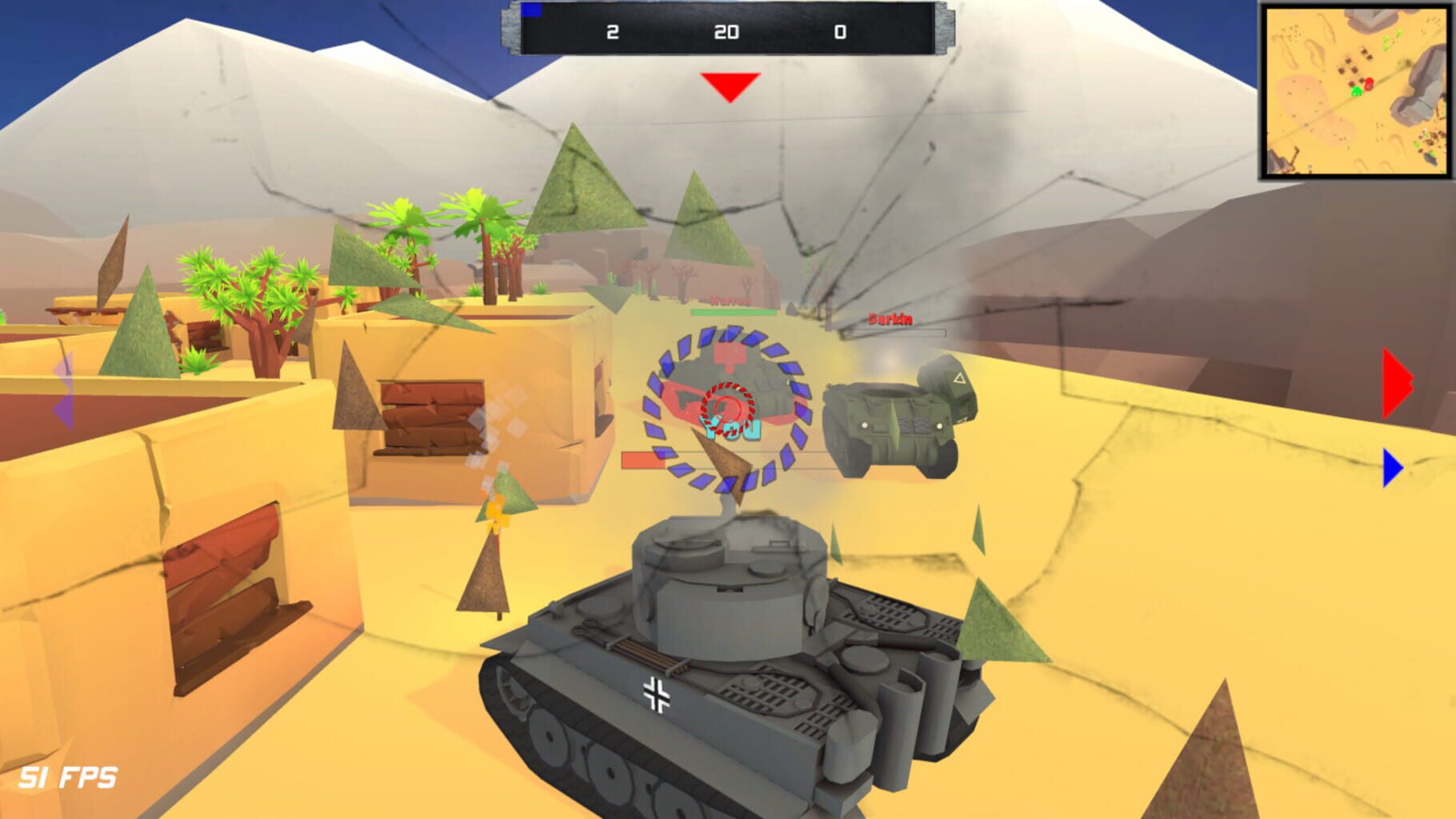 WWII: Tank Battle Arena screenshot