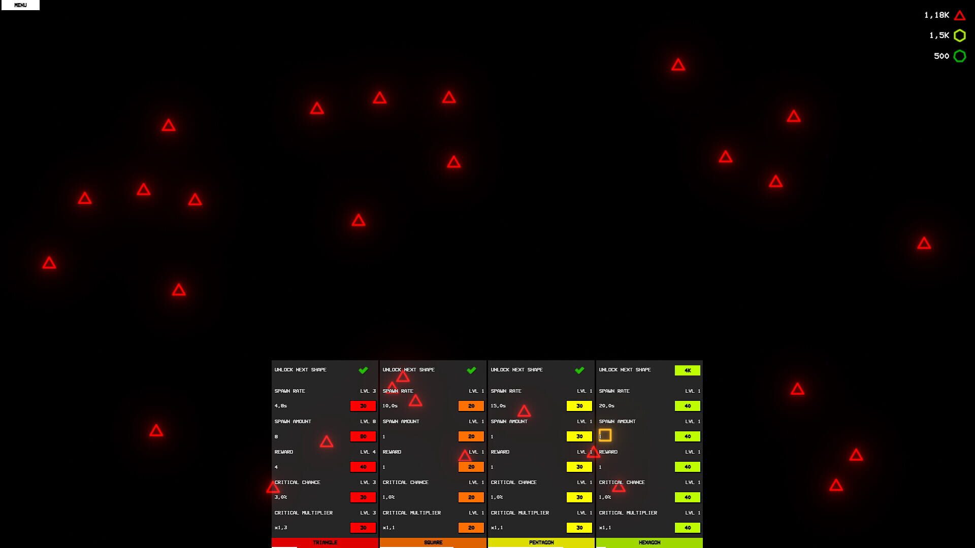 Idle Shapes - Screenshot