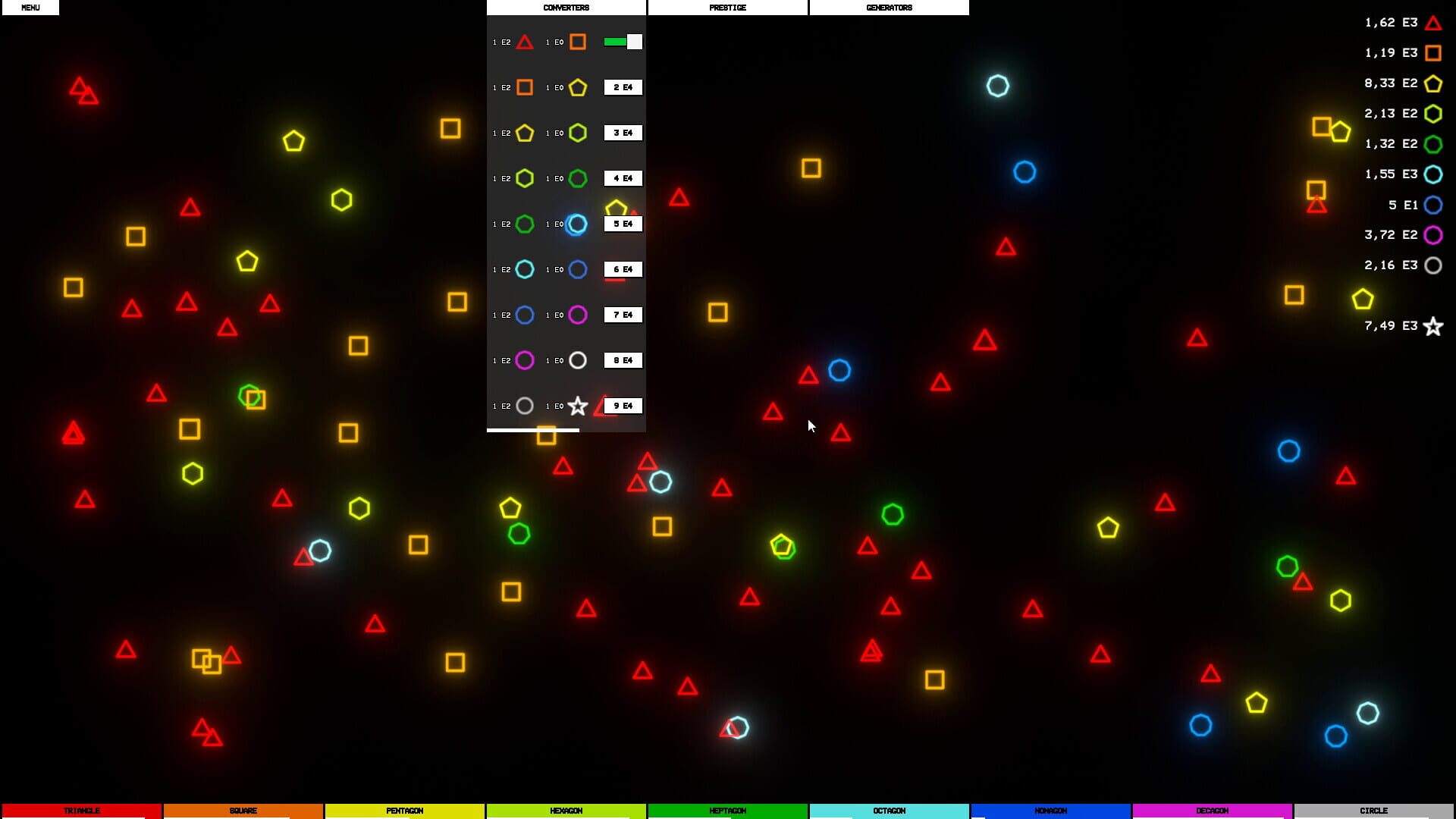 Idle Shapes - Screenshot