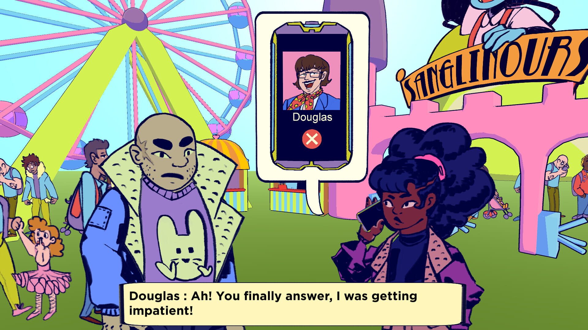 A Steak Temple Panic: Chapter 2 - Welcome to Sanglinours - Screenshot