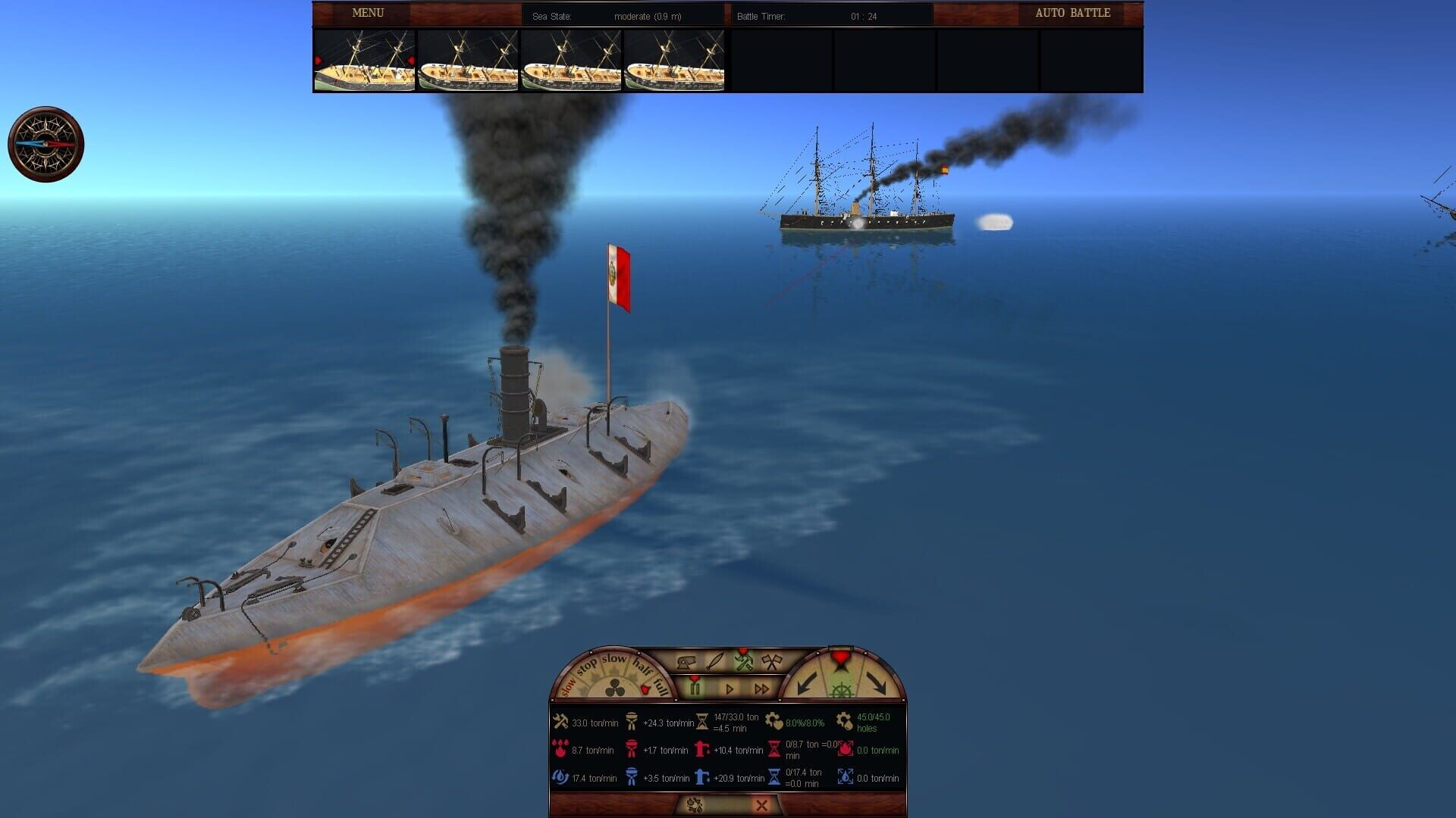 Clad in Iron Chincha Islands 1866 - Screenshot