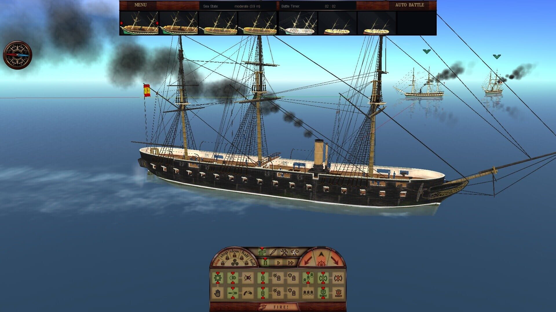 Clad in Iron Chincha Islands 1866 - Screenshot