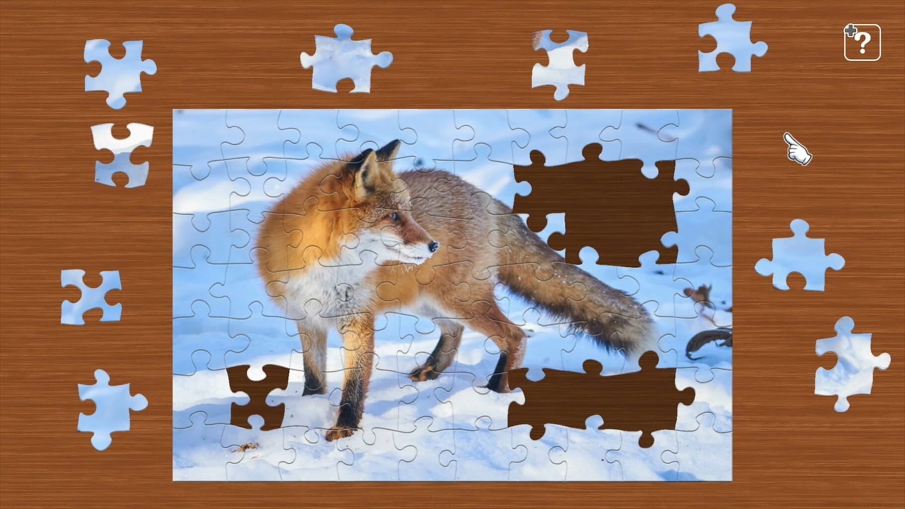 Jigsaw Masterpieces: Animals in Snow screenshot