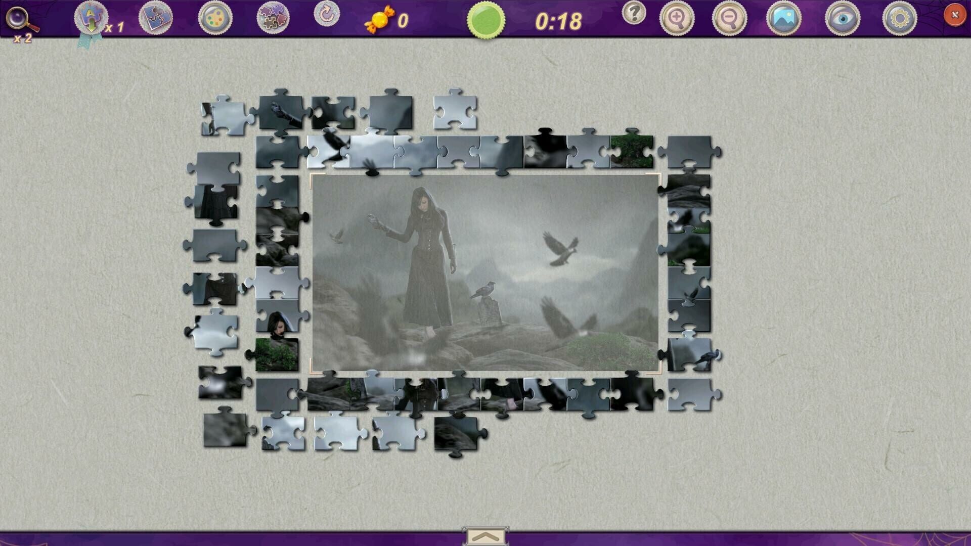 Sweet Holiday Jigsaws: Trick or Treat - Screenshot