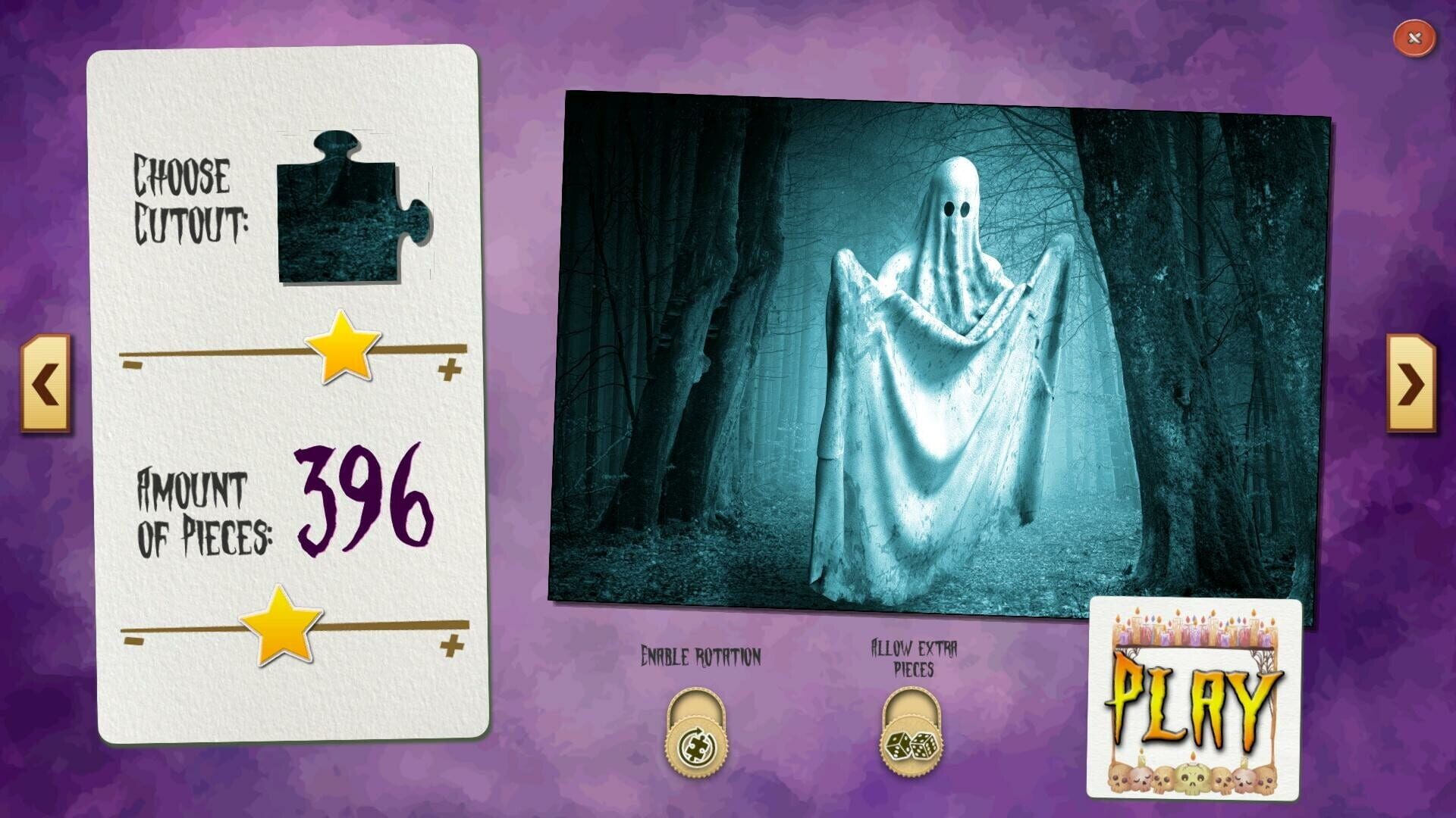Sweet Holiday Jigsaws: Trick or Treat - Screenshot
