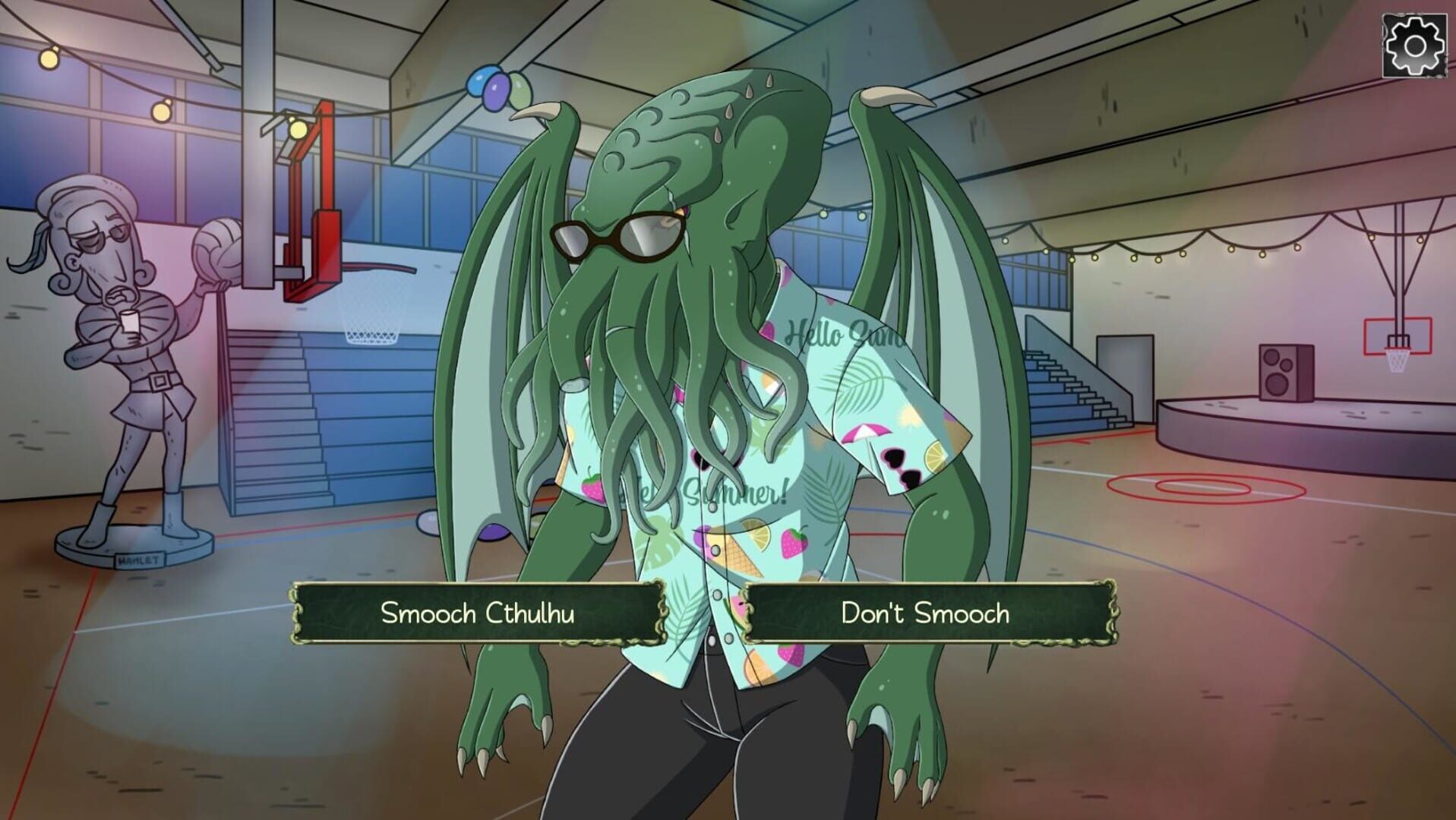 Tentacle Prawn: (Actually) A Cthulhu Dating Sim - Screenshot