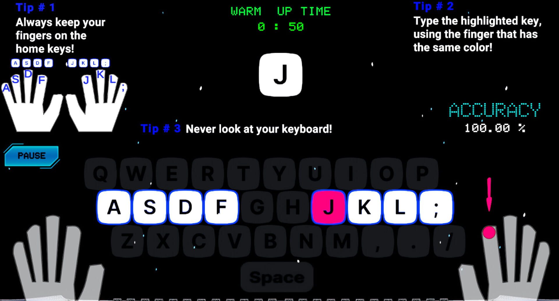 S.T.A.R: Space Typing Action Rangers - Screenshot