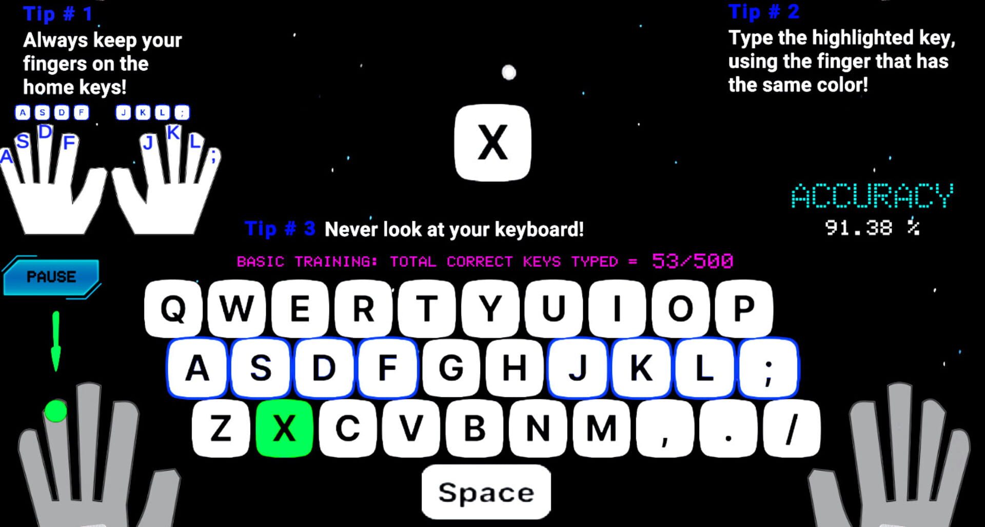 S.T.A.R: Space Typing Action Rangers - Screenshot