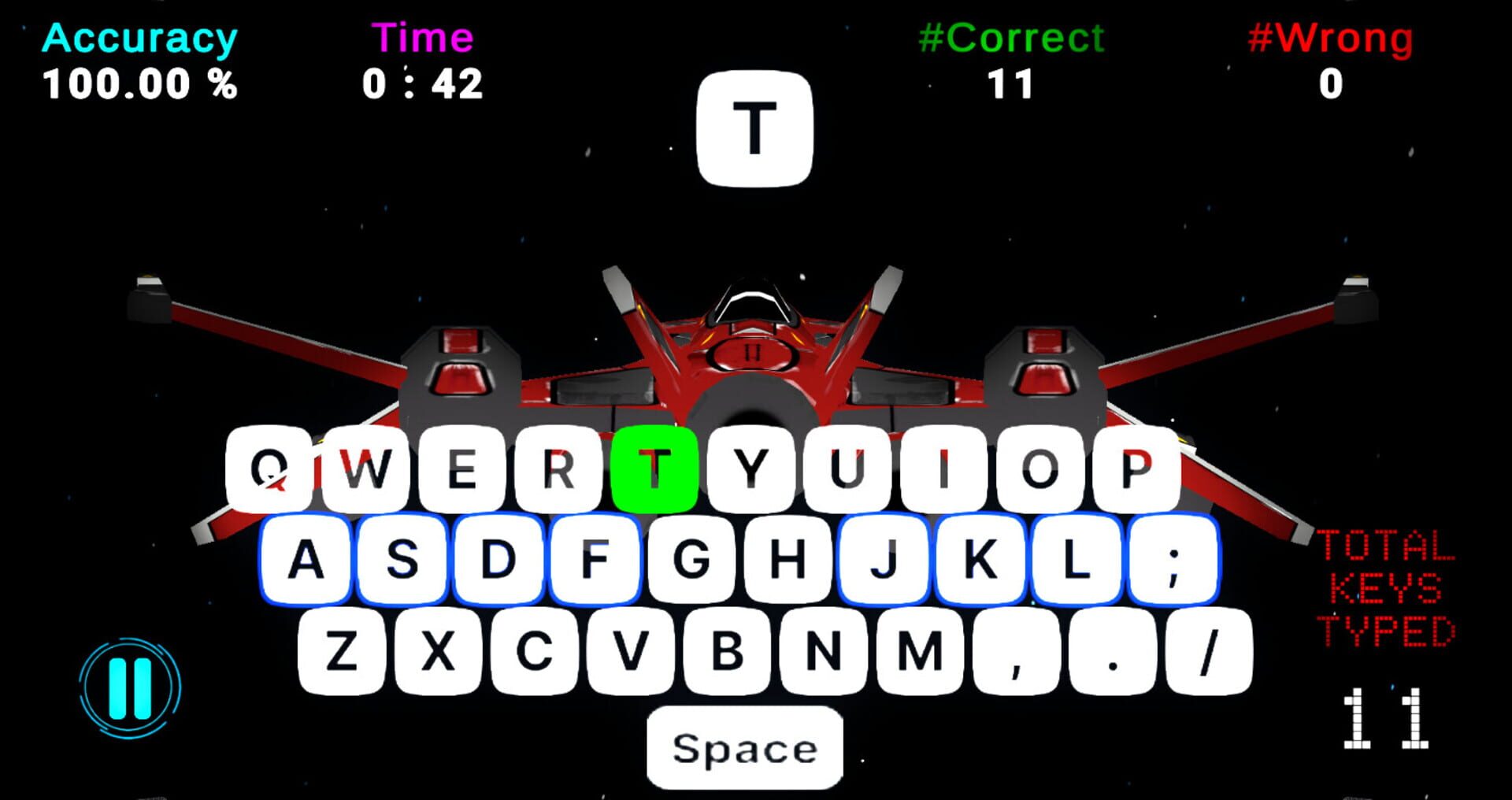 S.T.A.R: Space Typing Action Rangers - Screenshot