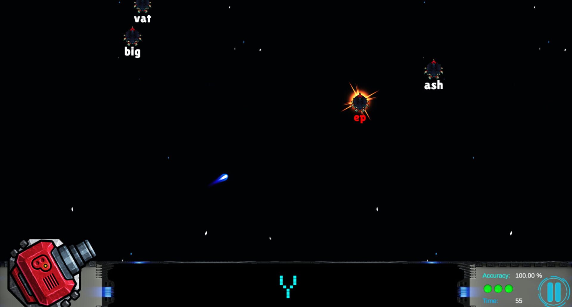 S.T.A.R: Space Typing Action Rangers - Screenshot