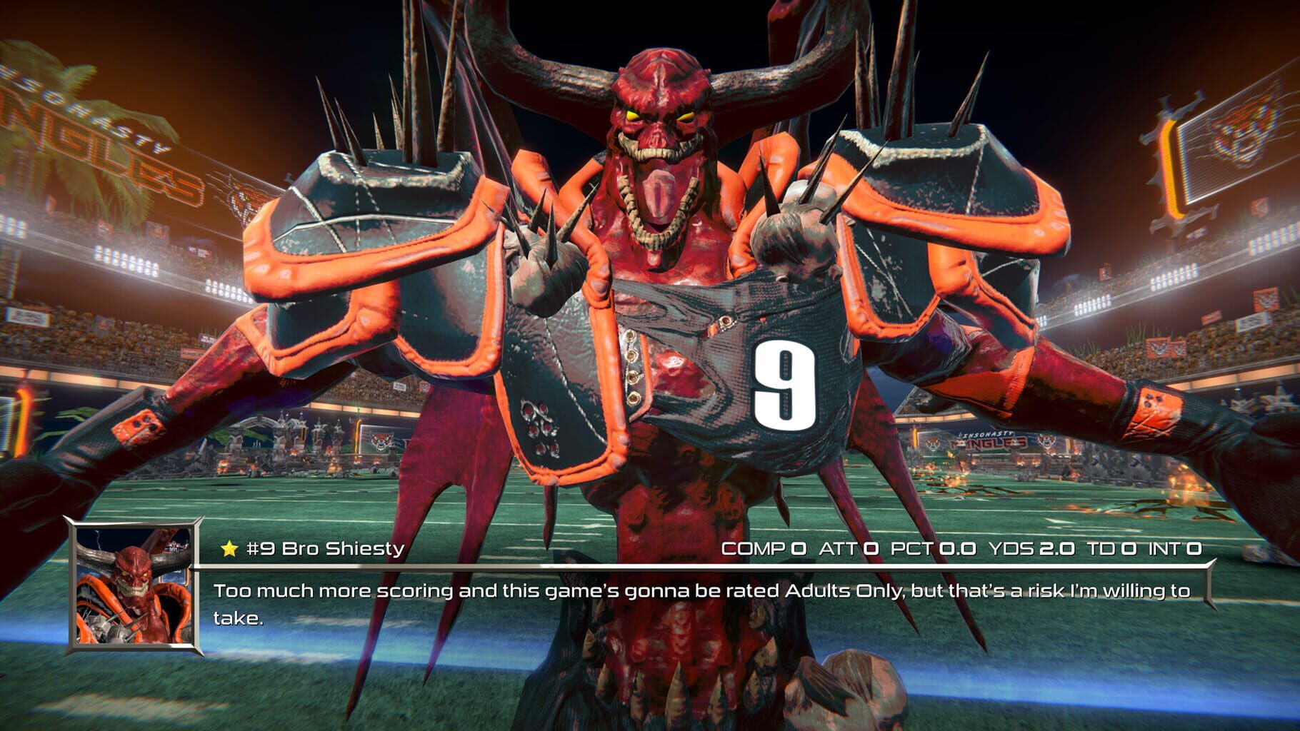 Mutant Football League: Sinsonasty Mangles screenshot