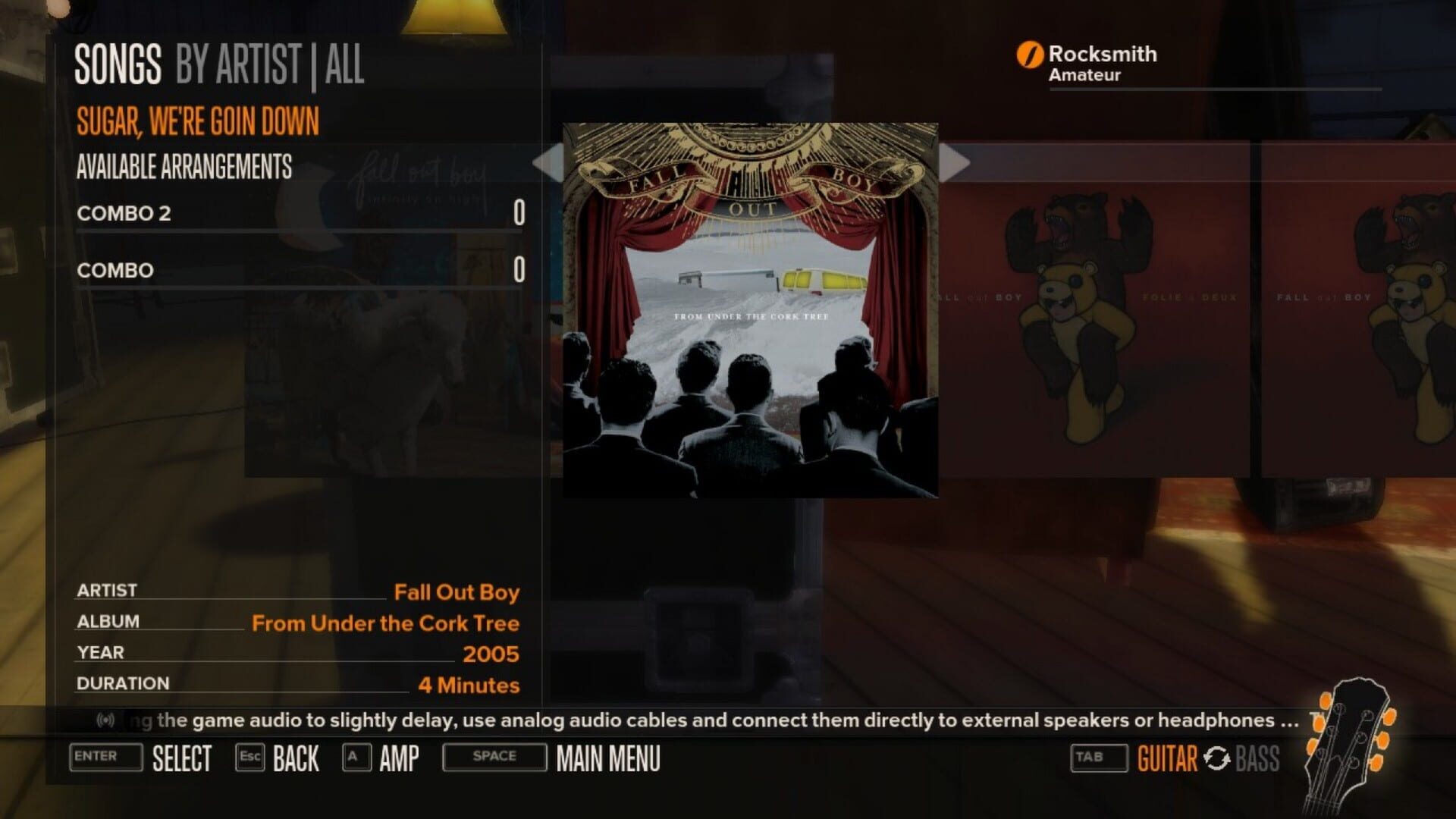 Rocksmith: Fall Out Boy Song-Pack - Screenshot