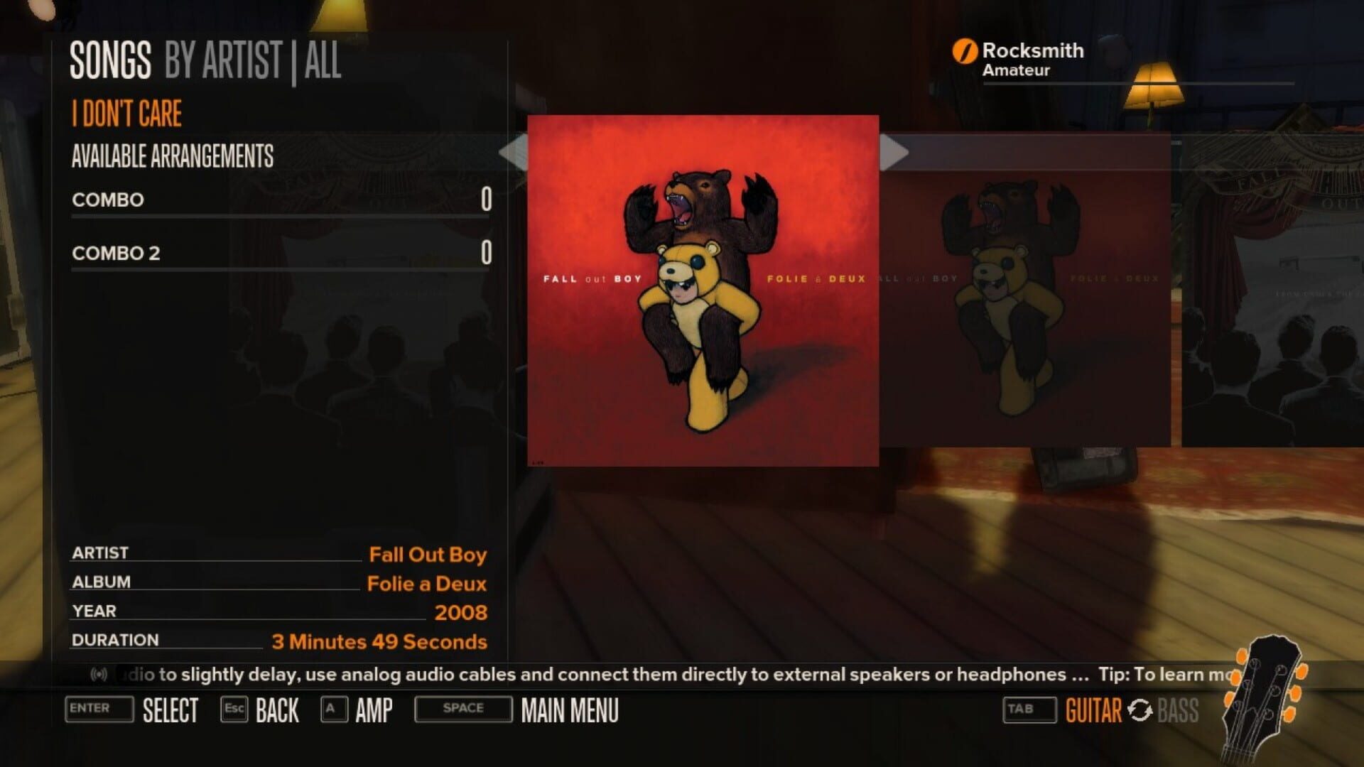 Rocksmith: Fall Out Boy Song-Pack - Screenshot