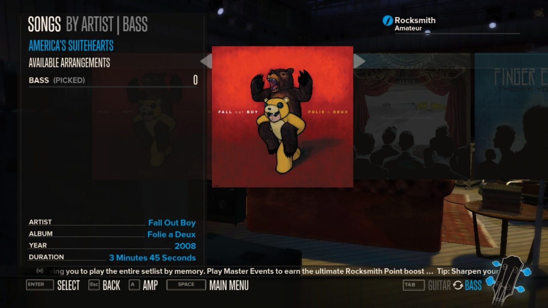 Rocksmith: Fall Out Boy Song-Pack - Screenshot