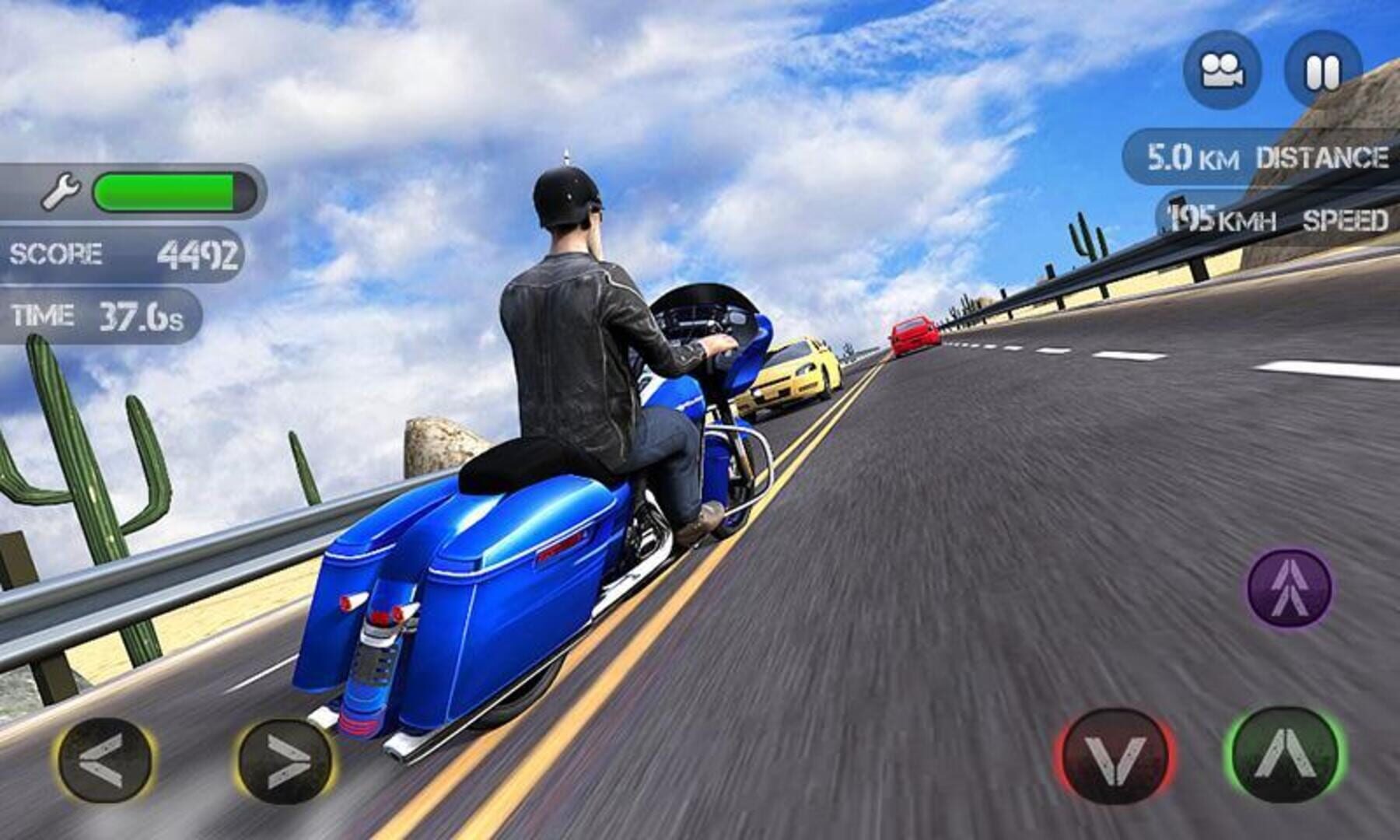 Race the Traffic Moto - Screenshot