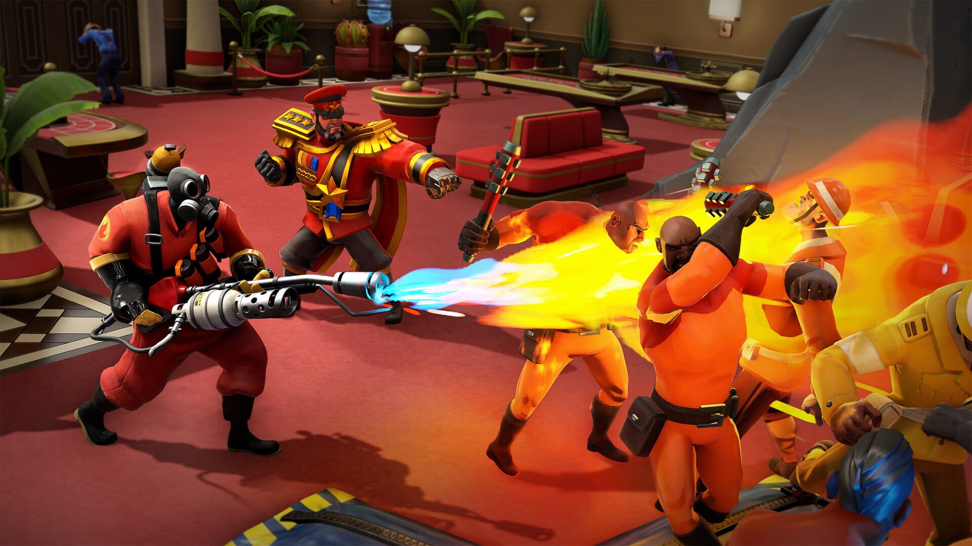 Evil Genius 2: World Domination - Team Fortress 2: Pyro Pack - Screenshot