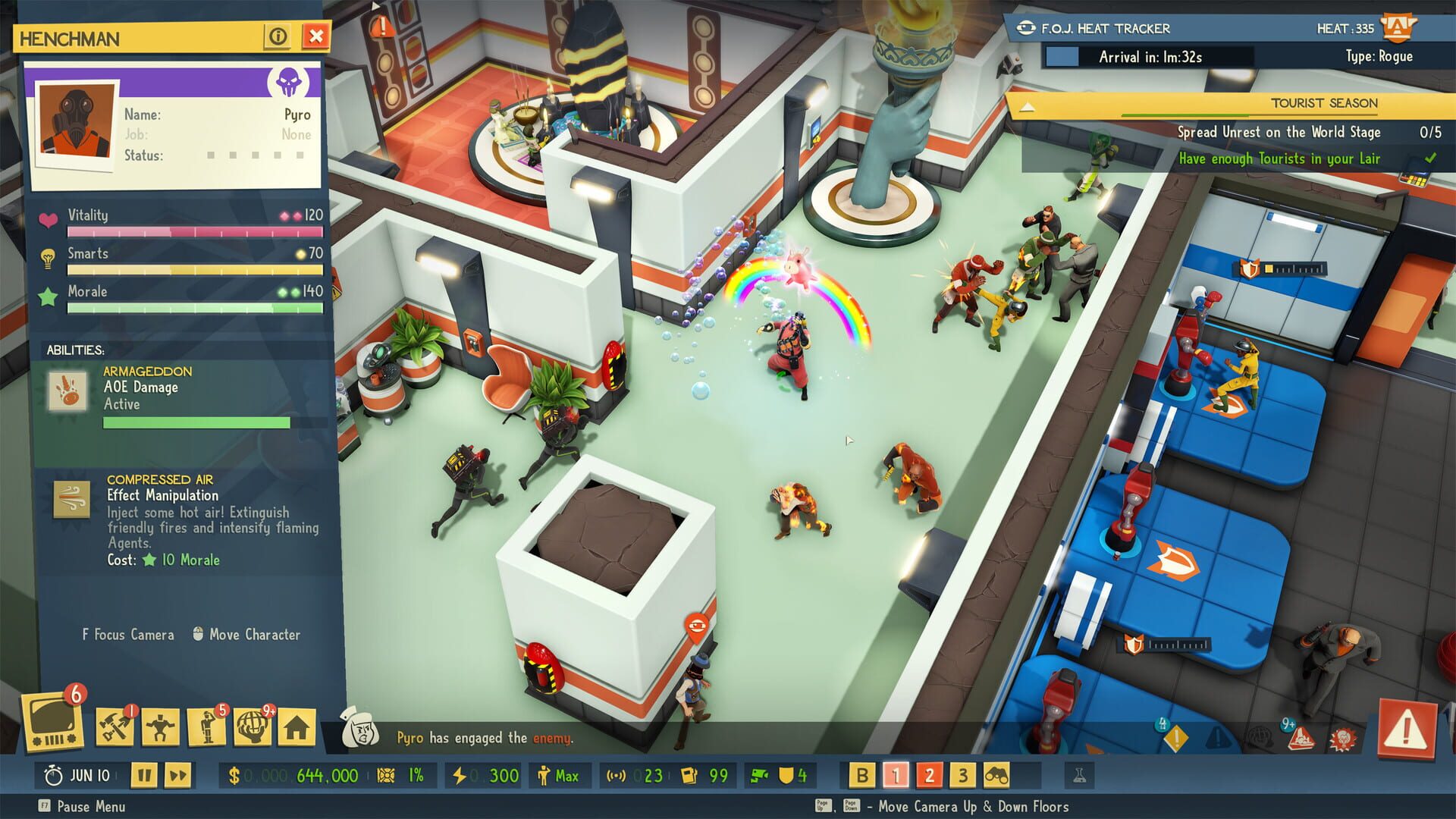 Evil Genius 2: World Domination - Team Fortress 2: Pyro Pack - Screenshot