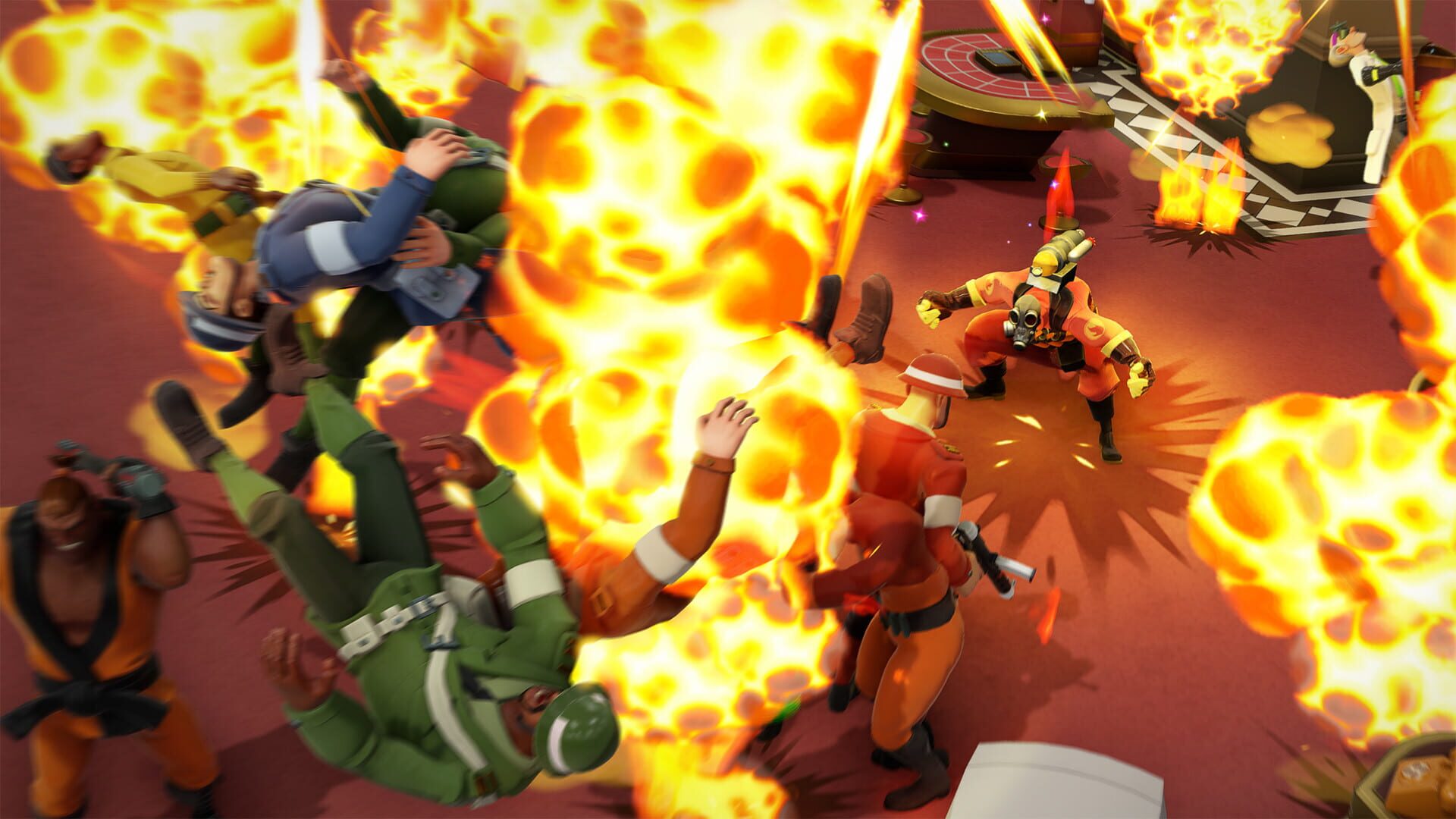Evil Genius 2: World Domination - Team Fortress 2: Pyro Pack - Screenshot