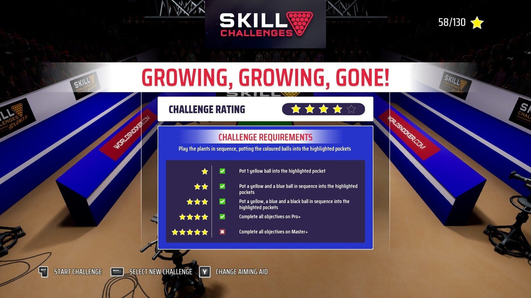 Snooker 19: Challenge Pack screenshot