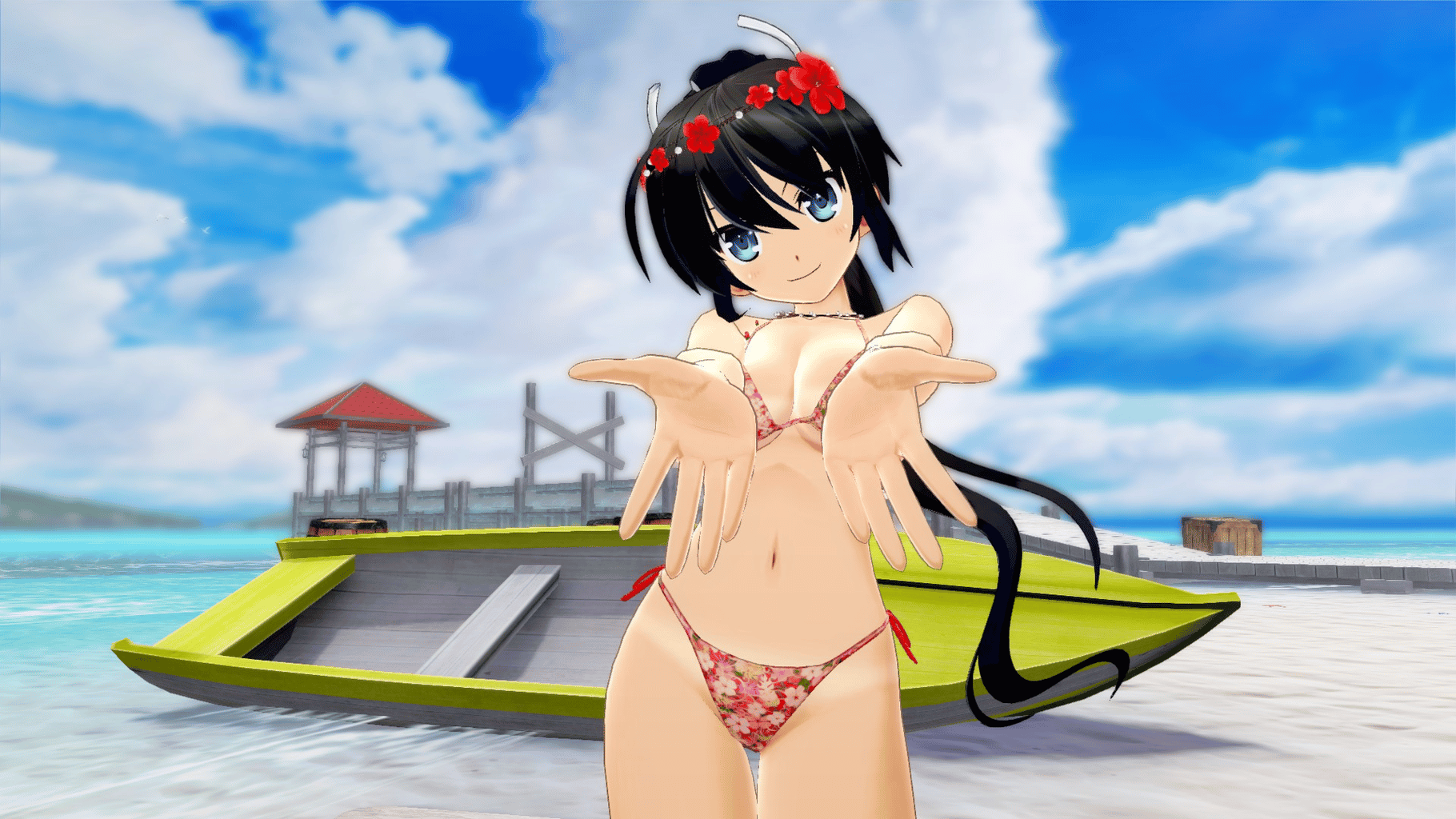 Senran Kagura: Peach Beach Splash - Sunshine Swimsuit Pack screenshot