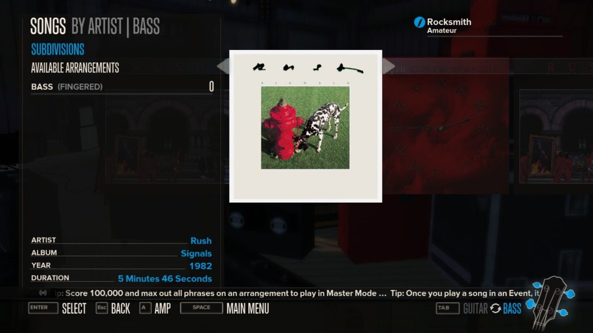 Rocksmith: Rush 5-Song Pack - Screenshot