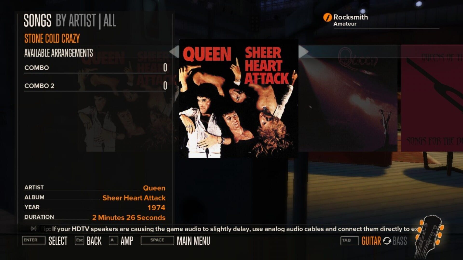 Rocksmith: Queen 5-Song Pack - Screenshot