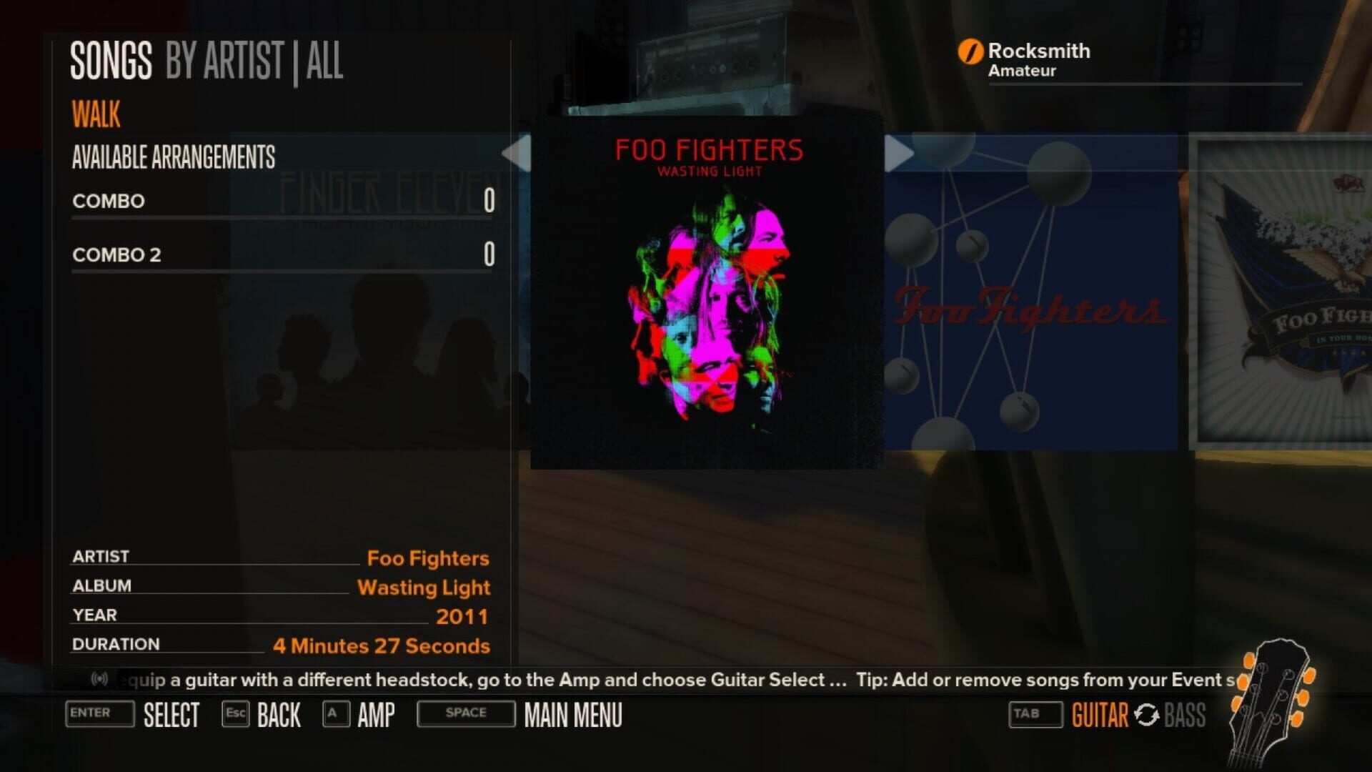 Rocksmith: Foo Fighters - Song Pack - Screenshot