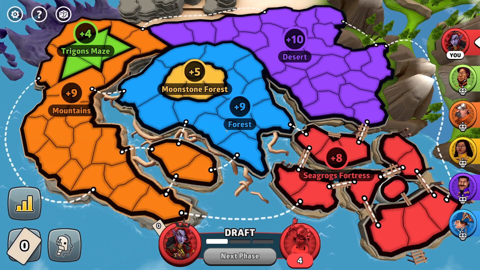 Risk: Global Domination - Enchanted Realms Map Pack - Screenshot