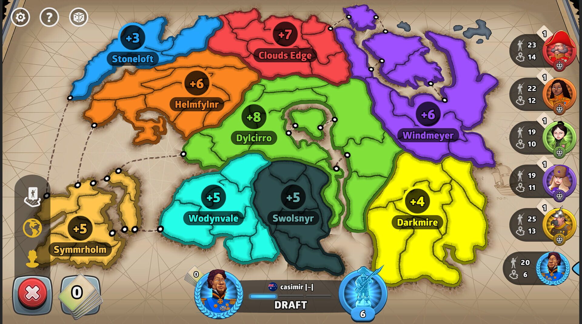 Risk: Global Domination - Fantasy Map Pack 2 - Screenshot