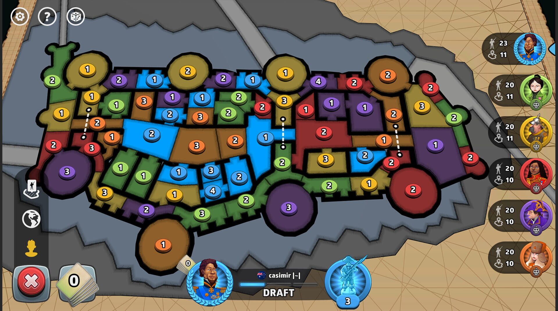 Risk: Global Domination - Strongholds & Castles Map Pack - Screenshot