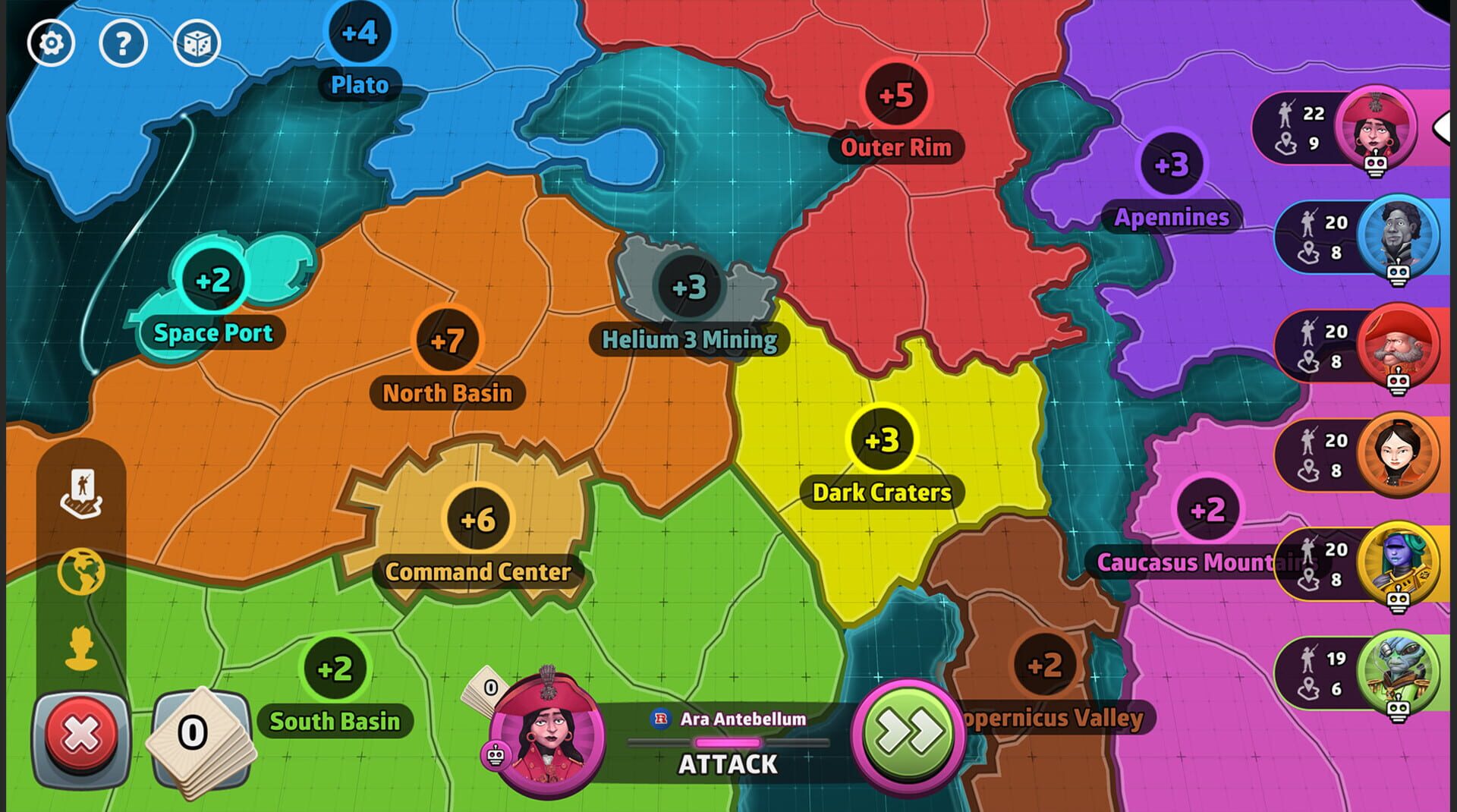 Risk: Global Domination - Sci-Fi Map Pack - Screenshot