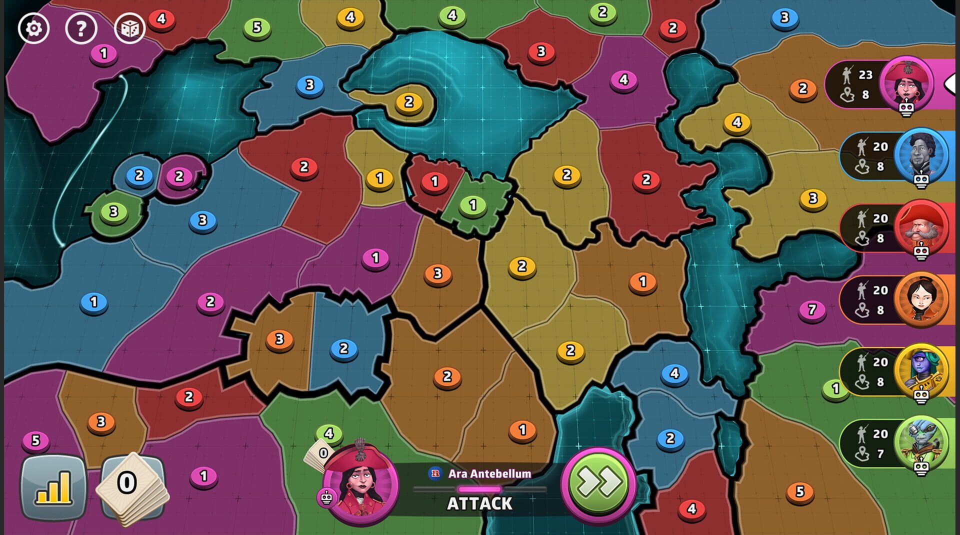 Risk: Global Domination - Sci-Fi Map Pack - Screenshot