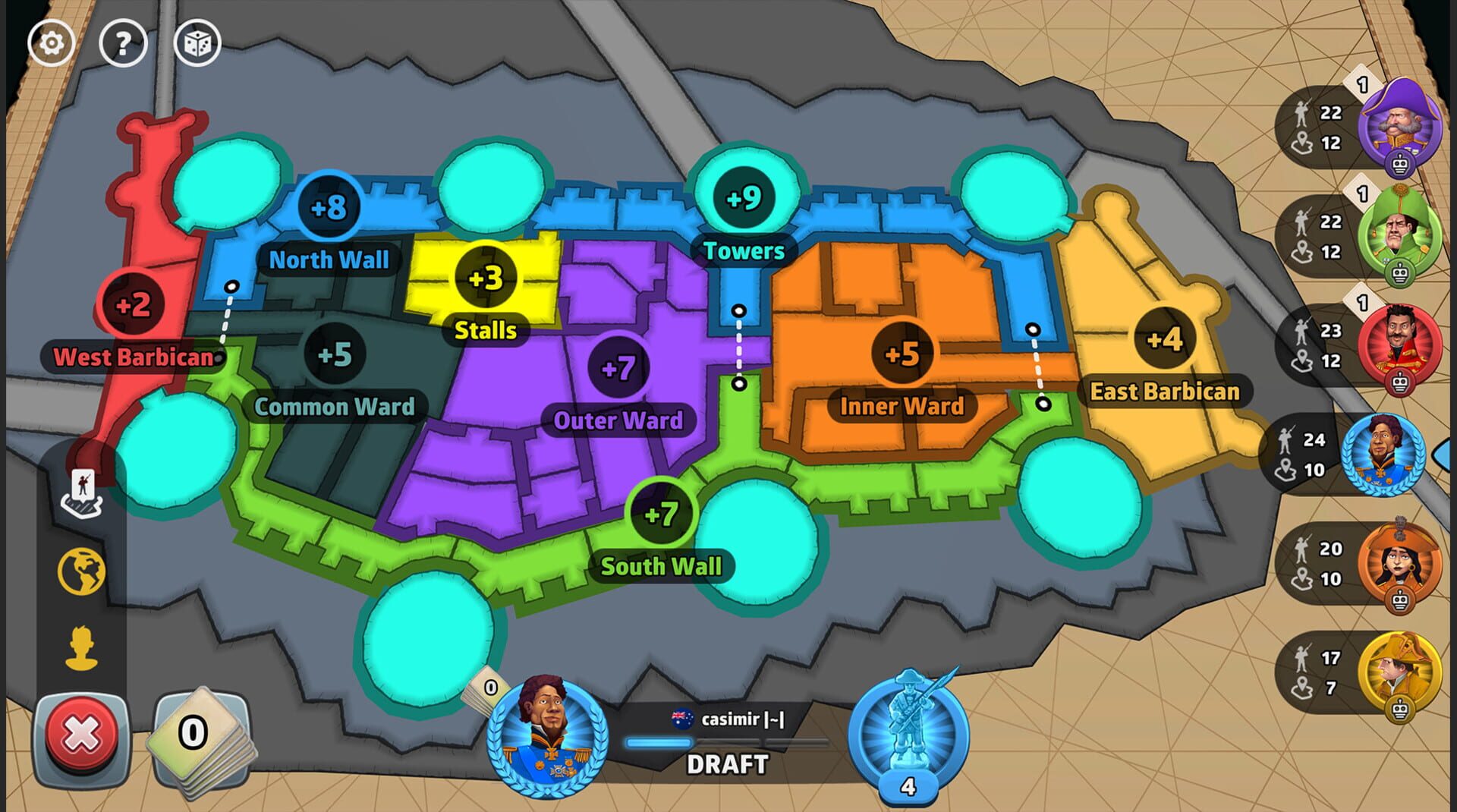 Risk: Global Domination - Strongholds & Castles Map Pack - Screenshot