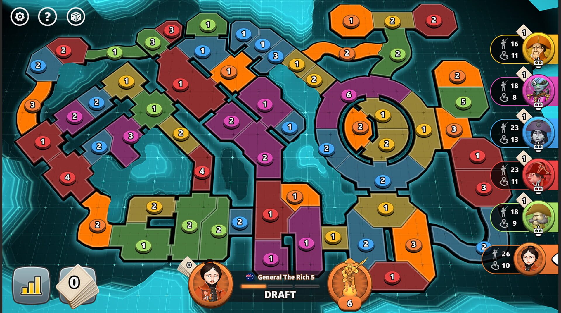 Risk: Global Domination - Sci-Fi Map Pack - Screenshot