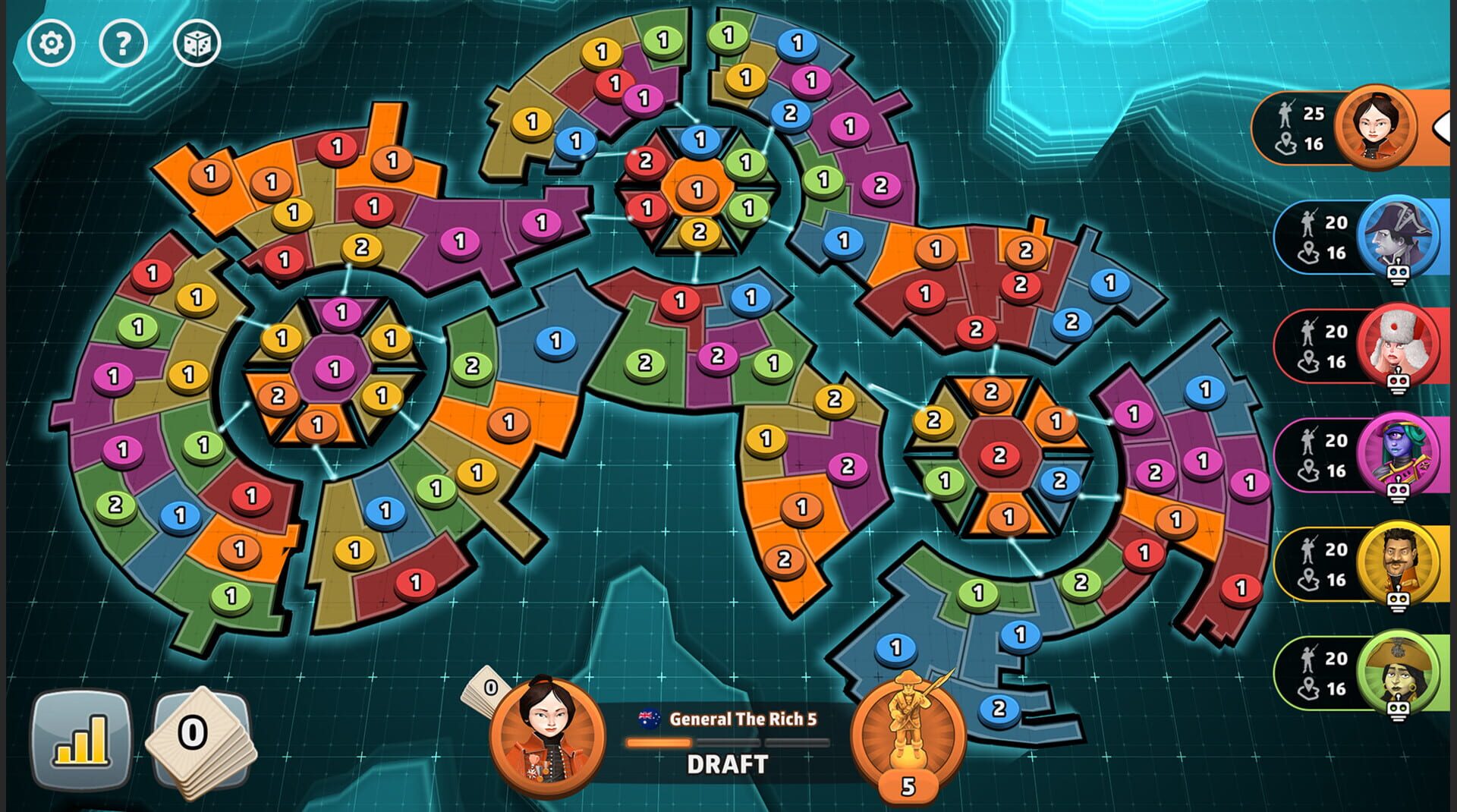 Risk: Global Domination - Sci-Fi Map Pack - Screenshot