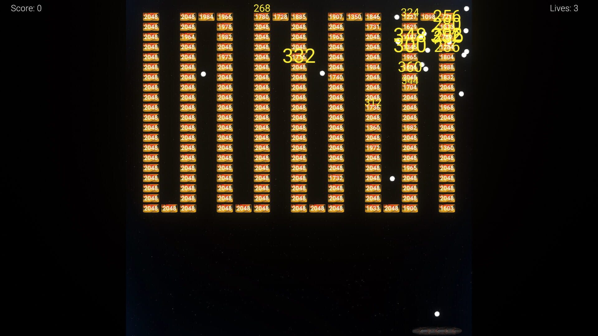 Rampage Ball 2048 - Screenshot