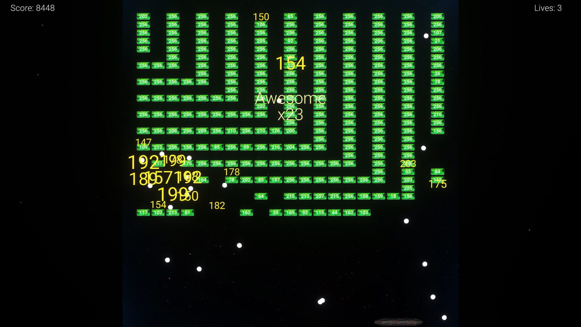Rampage Ball 2048 - Screenshot