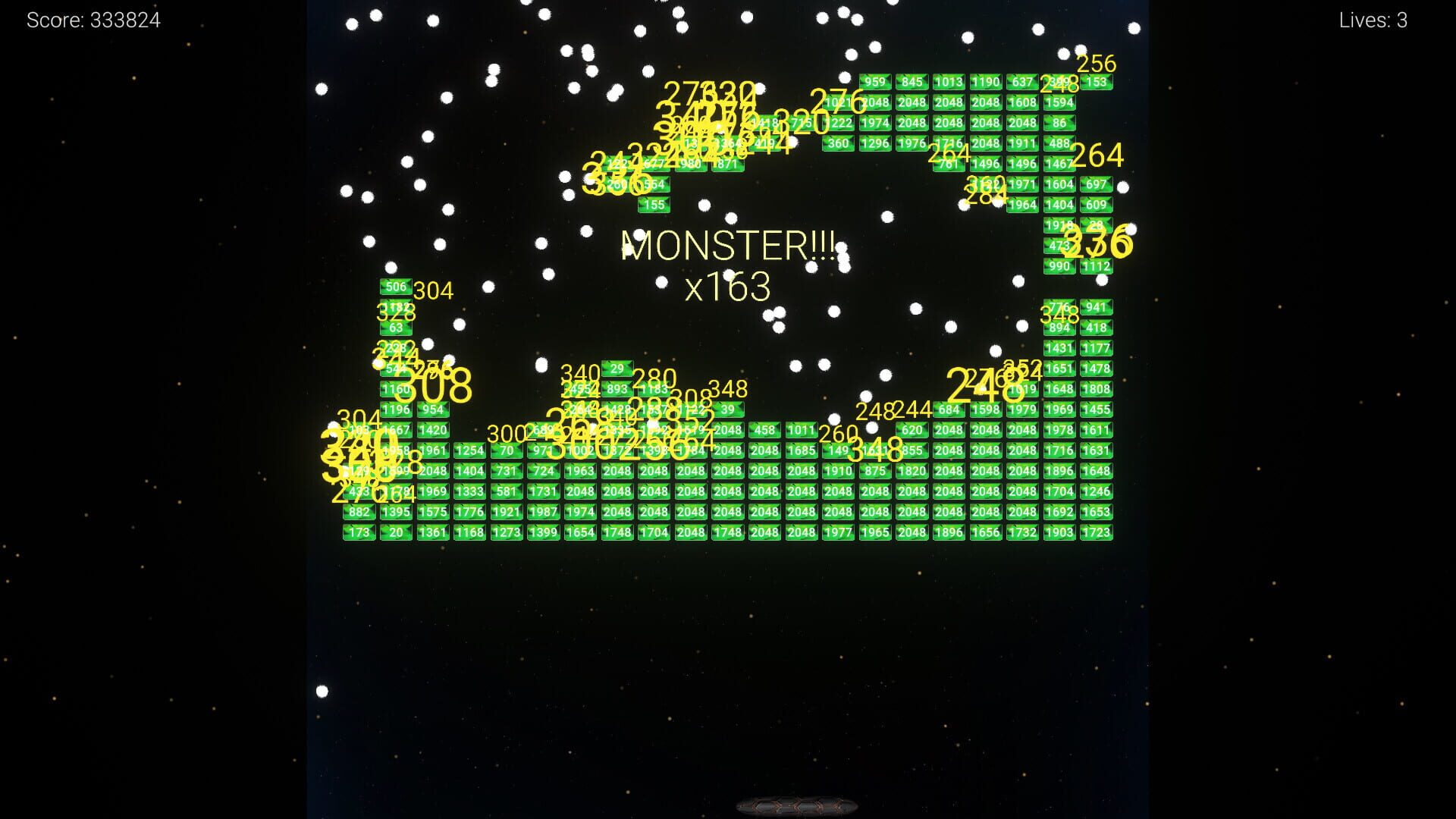Rampage Ball 2048 - Screenshot
