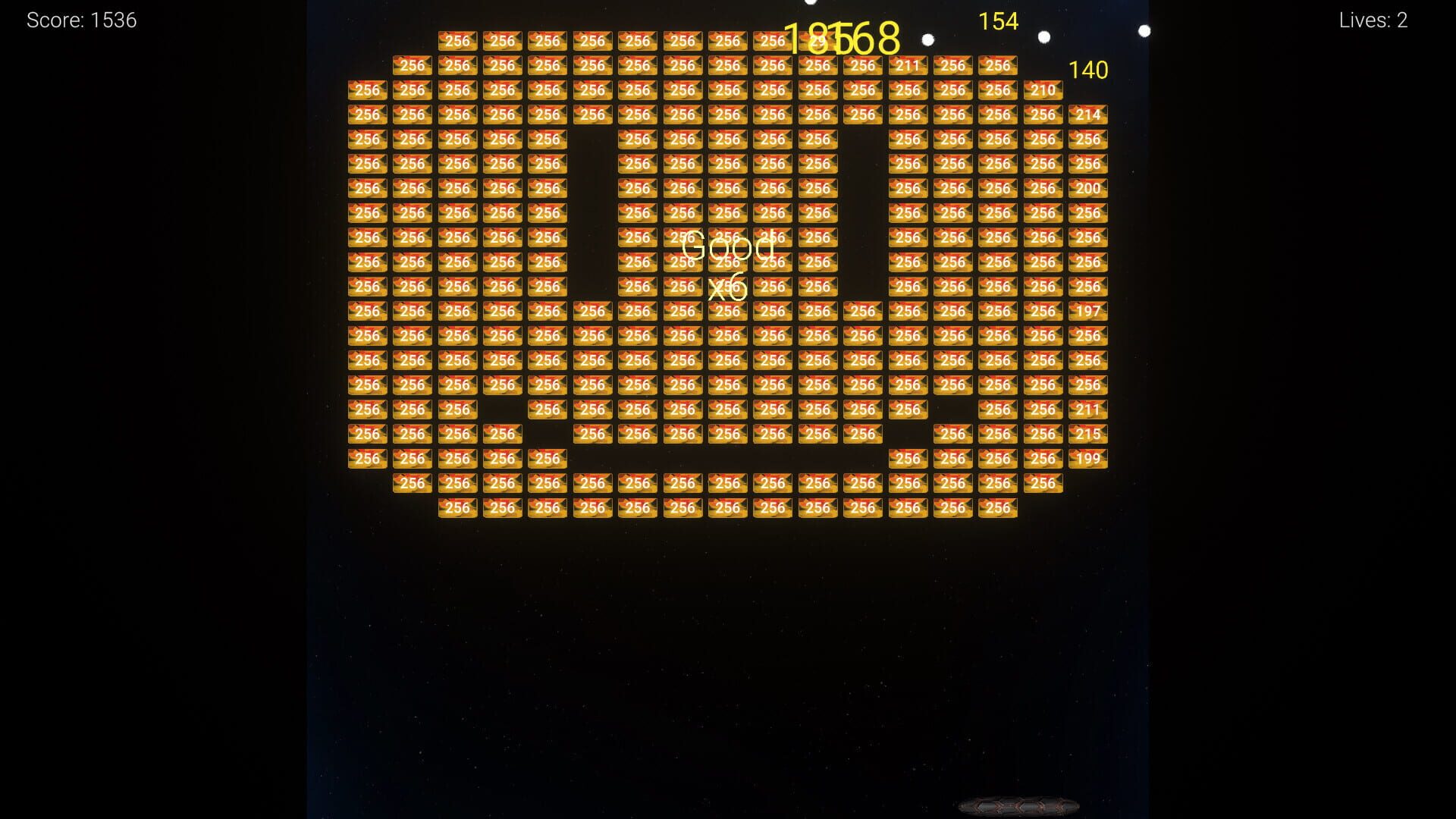 Rampage Ball 2048 - Screenshot