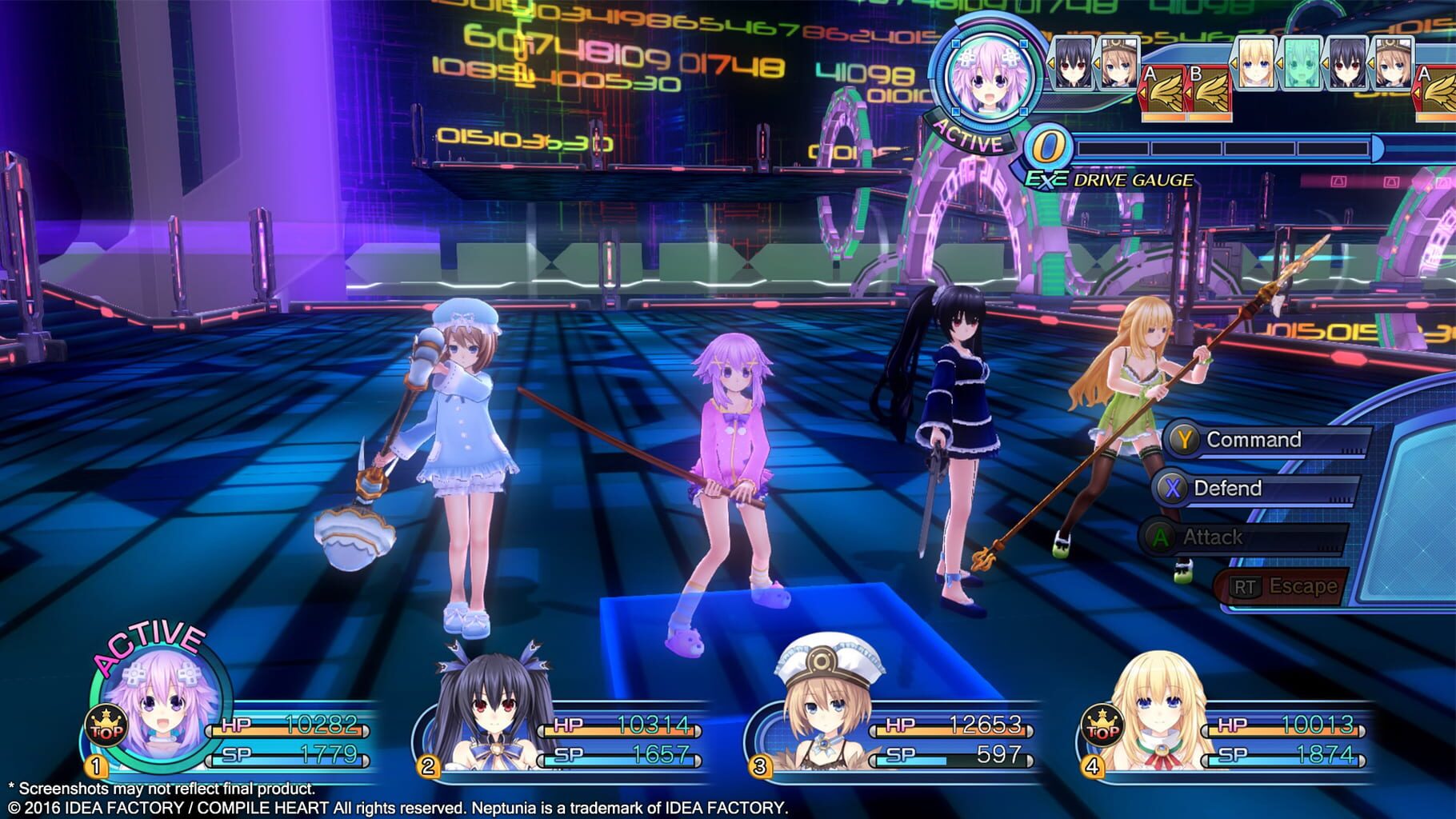 Captura de pantalla - Megadimension Neptunia VII: Nightwear Pack