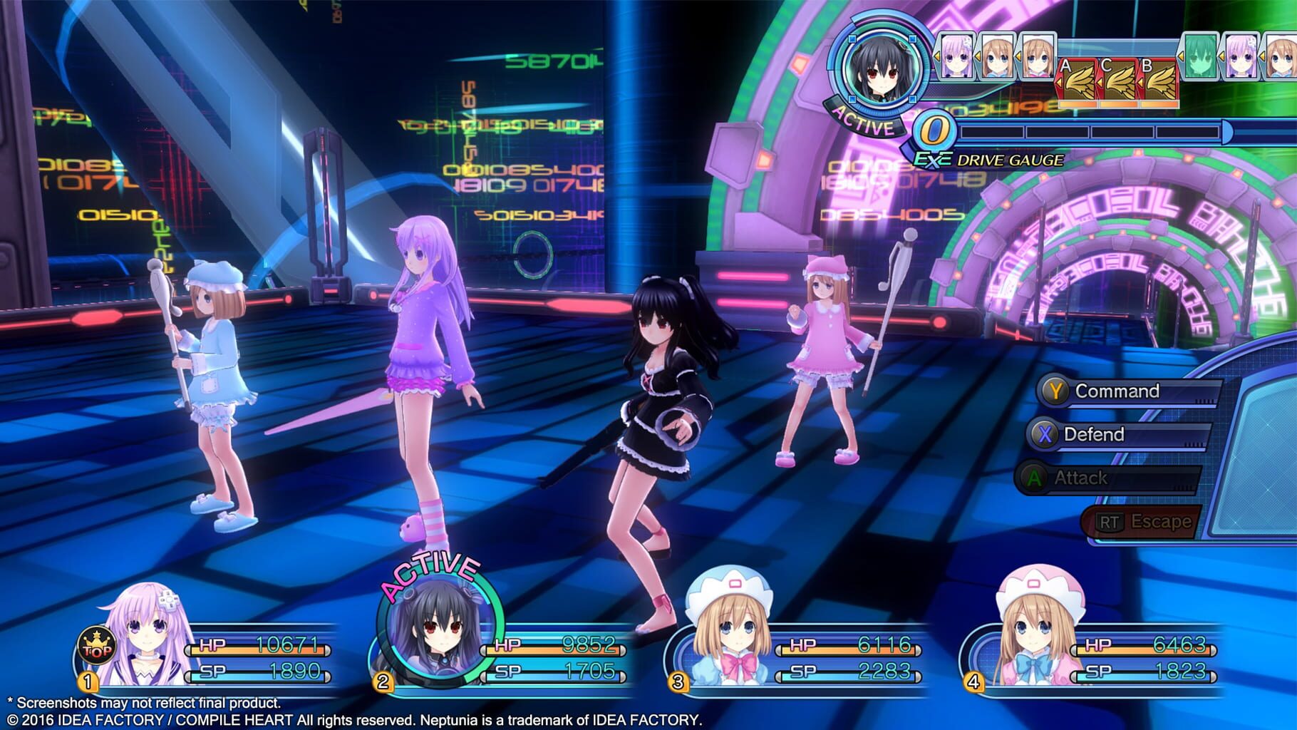 Captura de pantalla - Megadimension Neptunia VII: Nightwear Pack