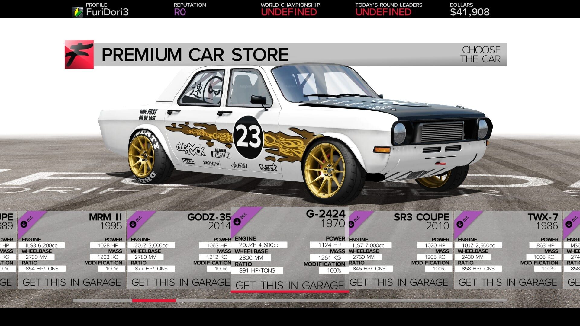 Furidashi: Drift Cyber Sport - Premium Cars Pack 2 - Screenshot
