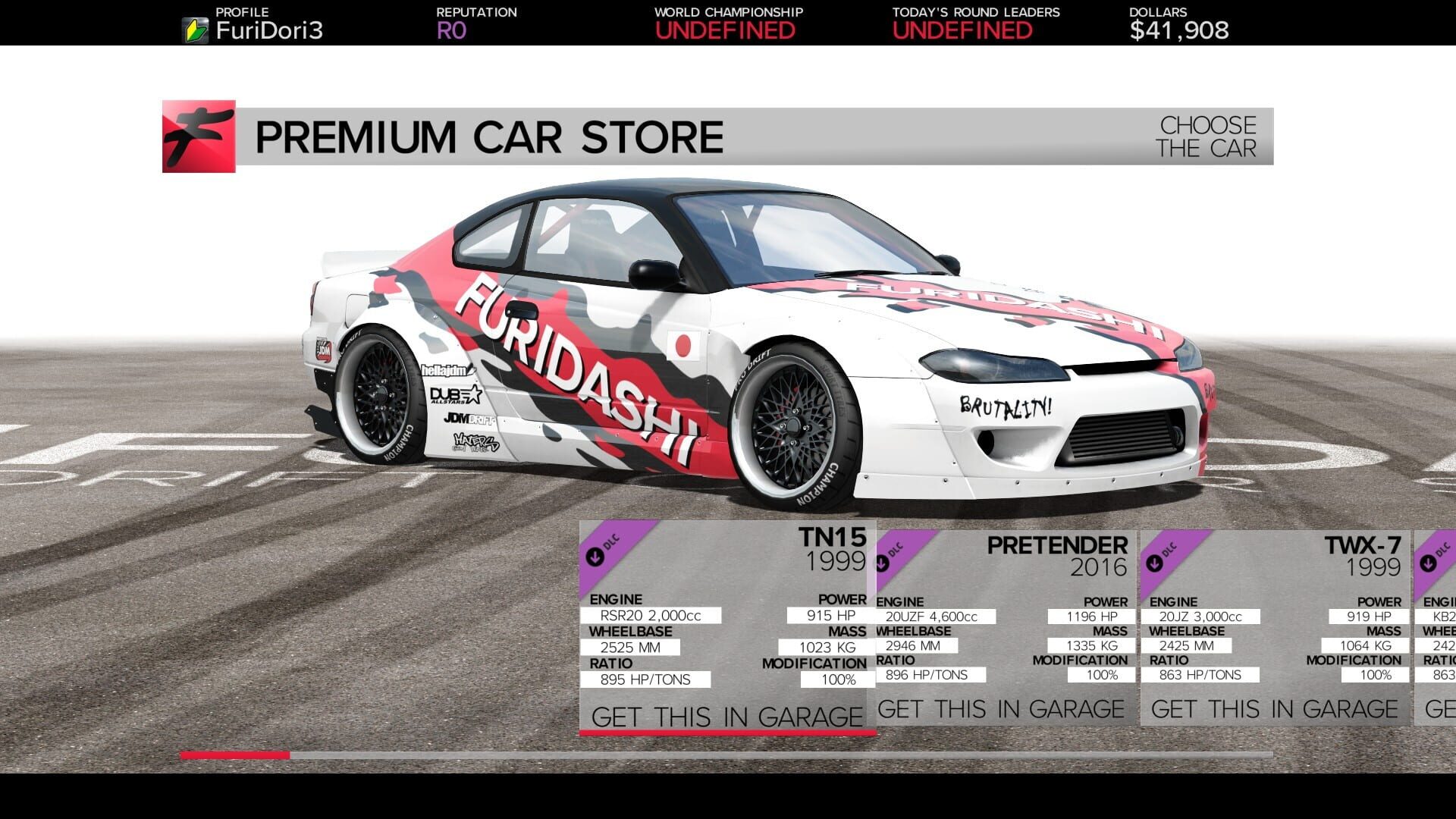 Furidashi: Drift Cyber Sport - Premium Cars Pack 1 - Screenshot