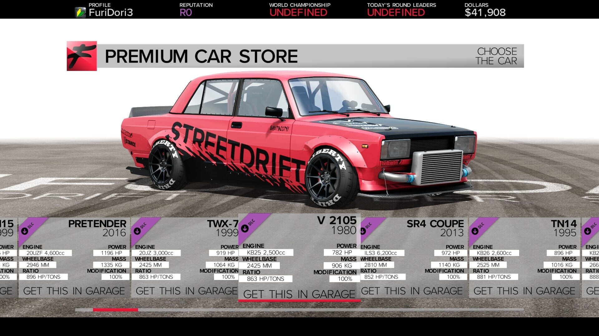 Furidashi: Drift Cyber Sport - Premium Cars Pack 1 - Screenshot