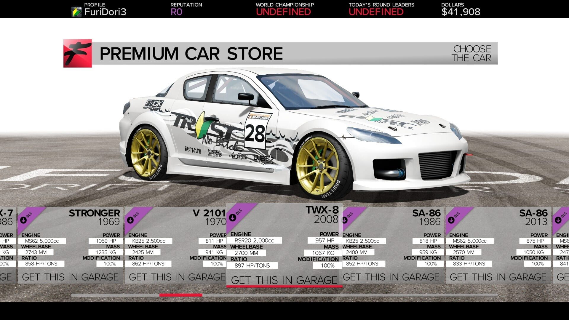 Furidashi: Drift Cyber Sport - Premium Cars Pack 2 - Screenshot