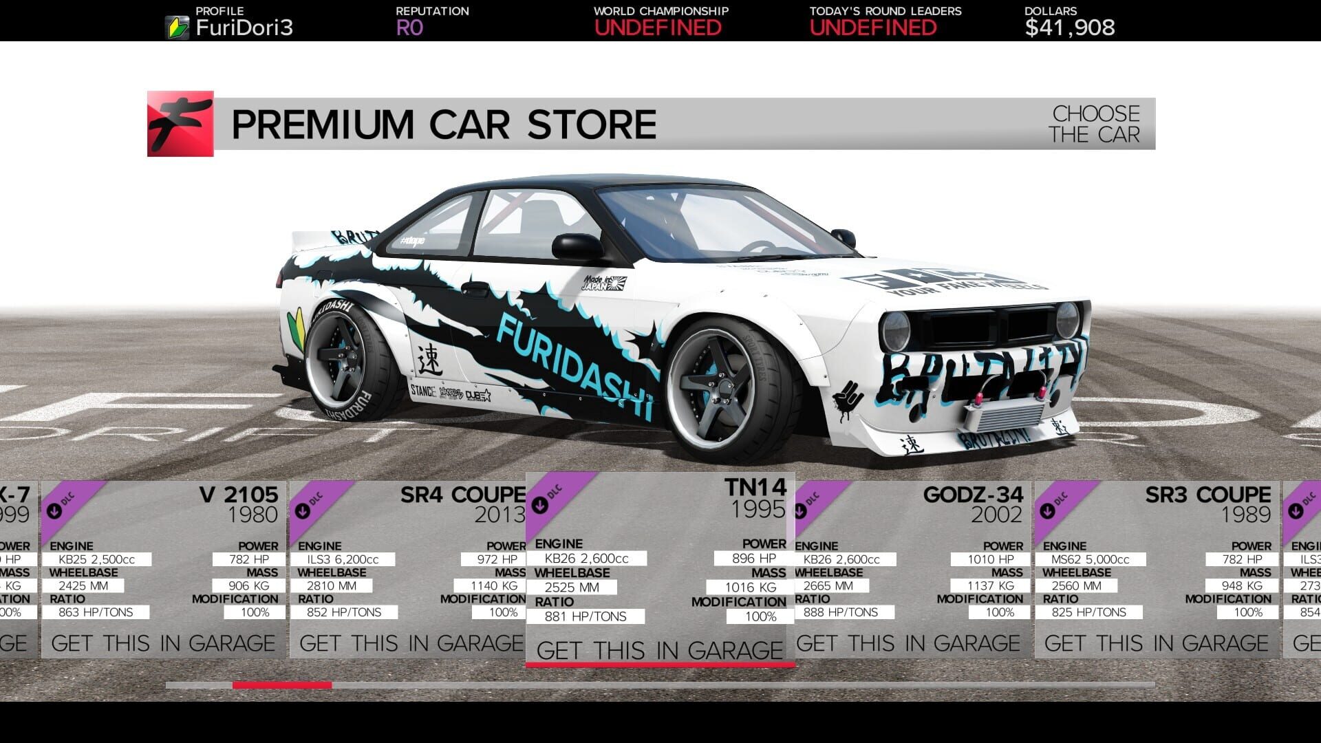 Furidashi: Drift Cyber Sport - Premium Cars Pack 2 - Screenshot