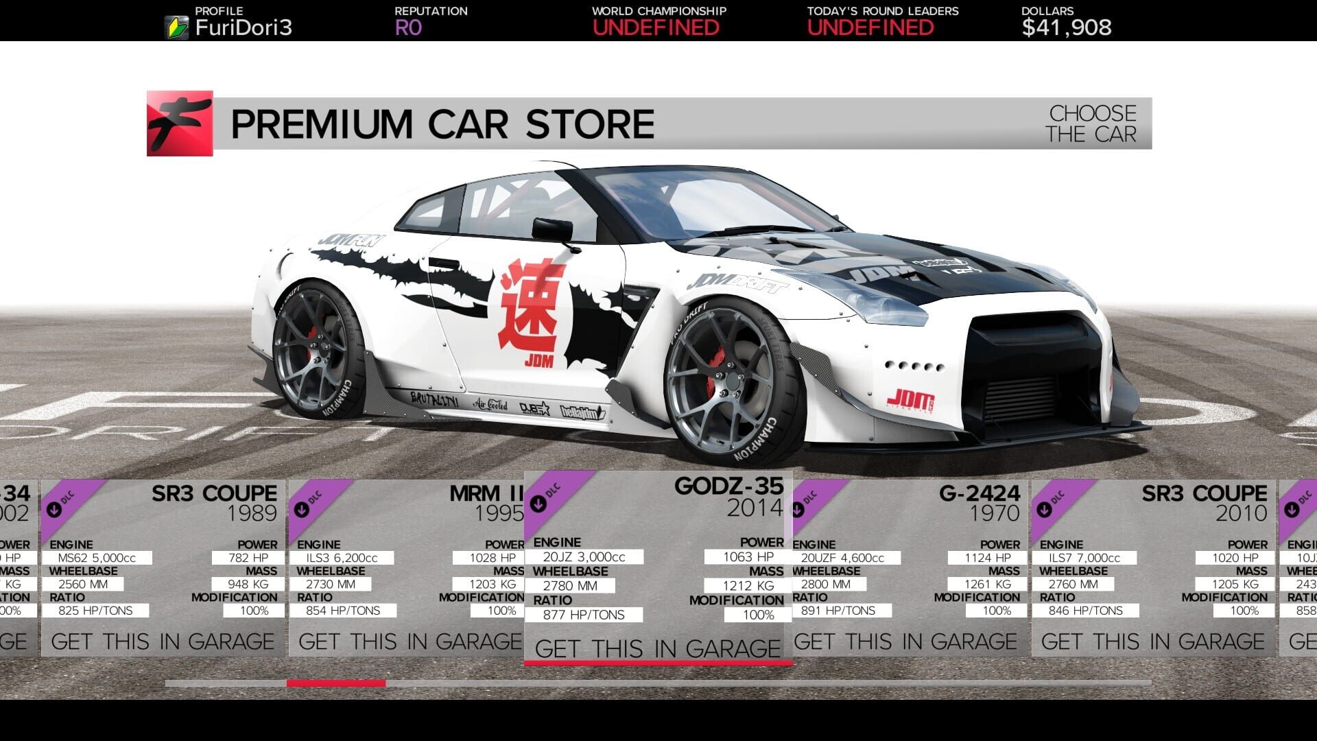 Furidashi: Drift Cyber Sport - Premium Cars Pack 1 - Screenshot
