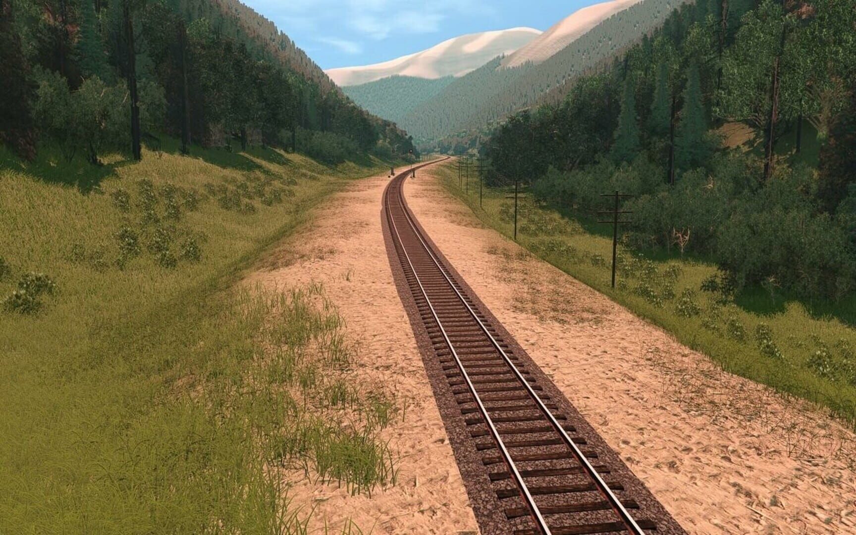 Trainz Plus: USA Route - Far Northern Mountains - Screenshot
