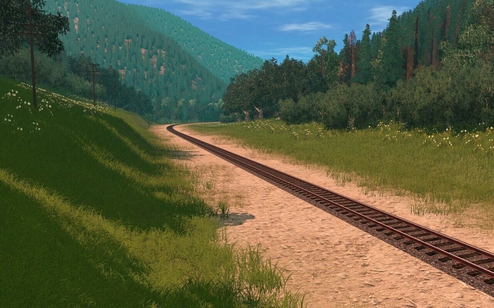 Trainz Plus: USA Route - Far Northern Mountains - Screenshot