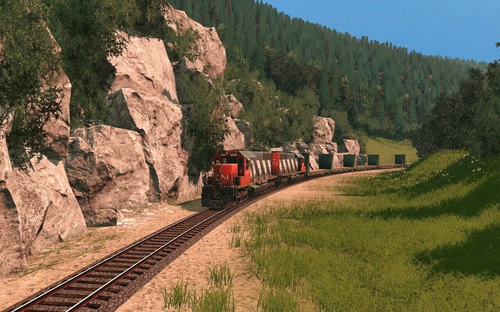 Trainz Plus: USA Route - Far Northern Mountains - Screenshot